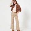 Cambio Cambio Wide Leg Pants Linen Mix Amelie Best