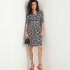 Marivie Marivie Slinky Dress Retro Print Wholesale