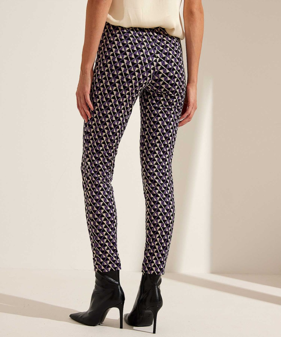 Cambio Cambio Jacquard Trousers Graphic Ros Best