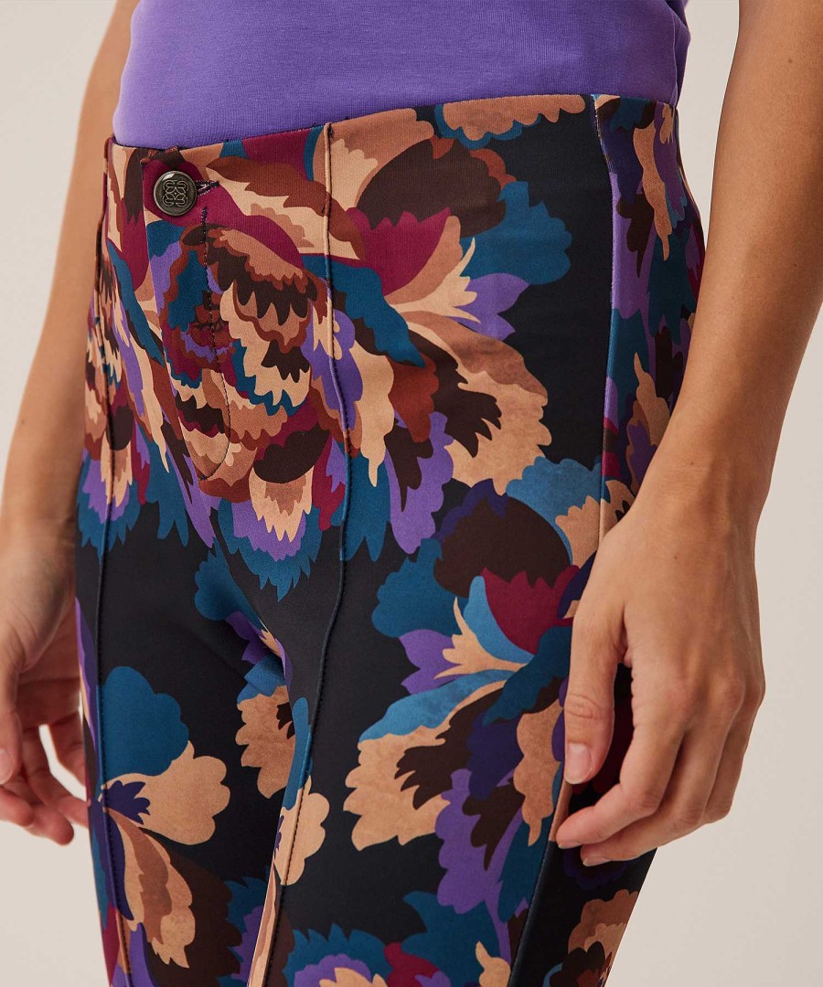 Rosner Rosner Pants Scuba Flower Print Alisa Online