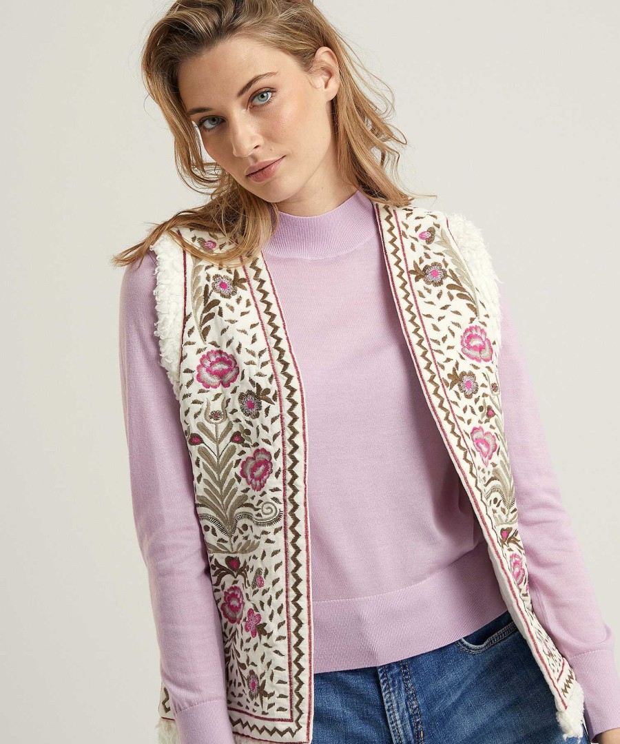 Summum Summum Gilet Velvet Embroidery Clearance