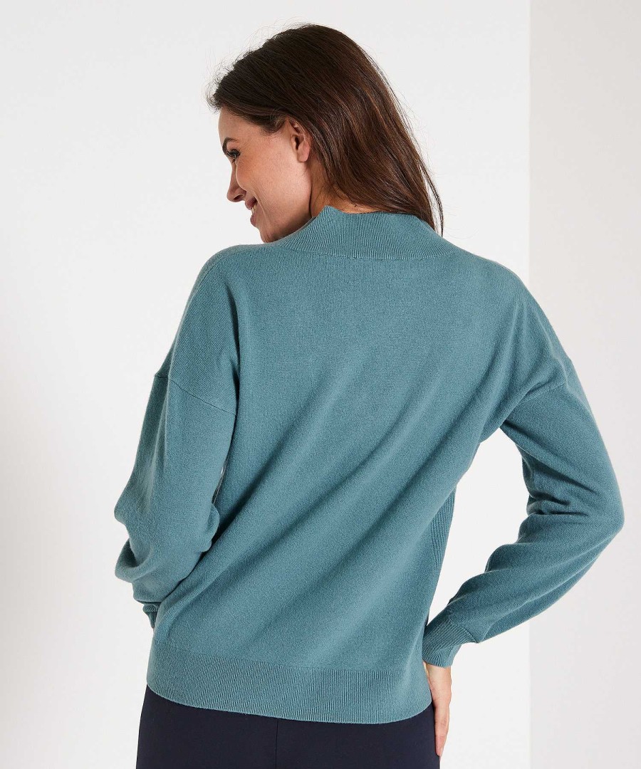 BEONE Beone Sweater V-Neck Wool Wholesale