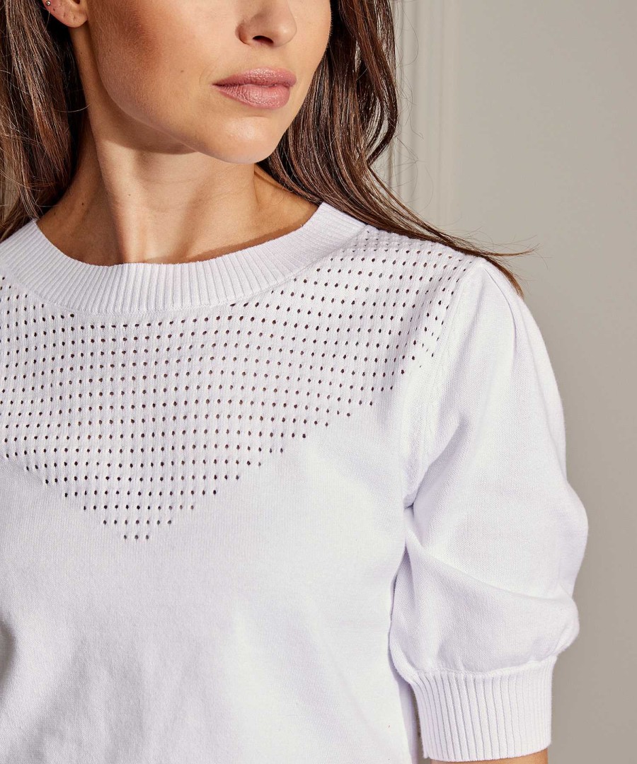 GIULIA E TU Giulia E Tu Sweater Openwork Neck Online