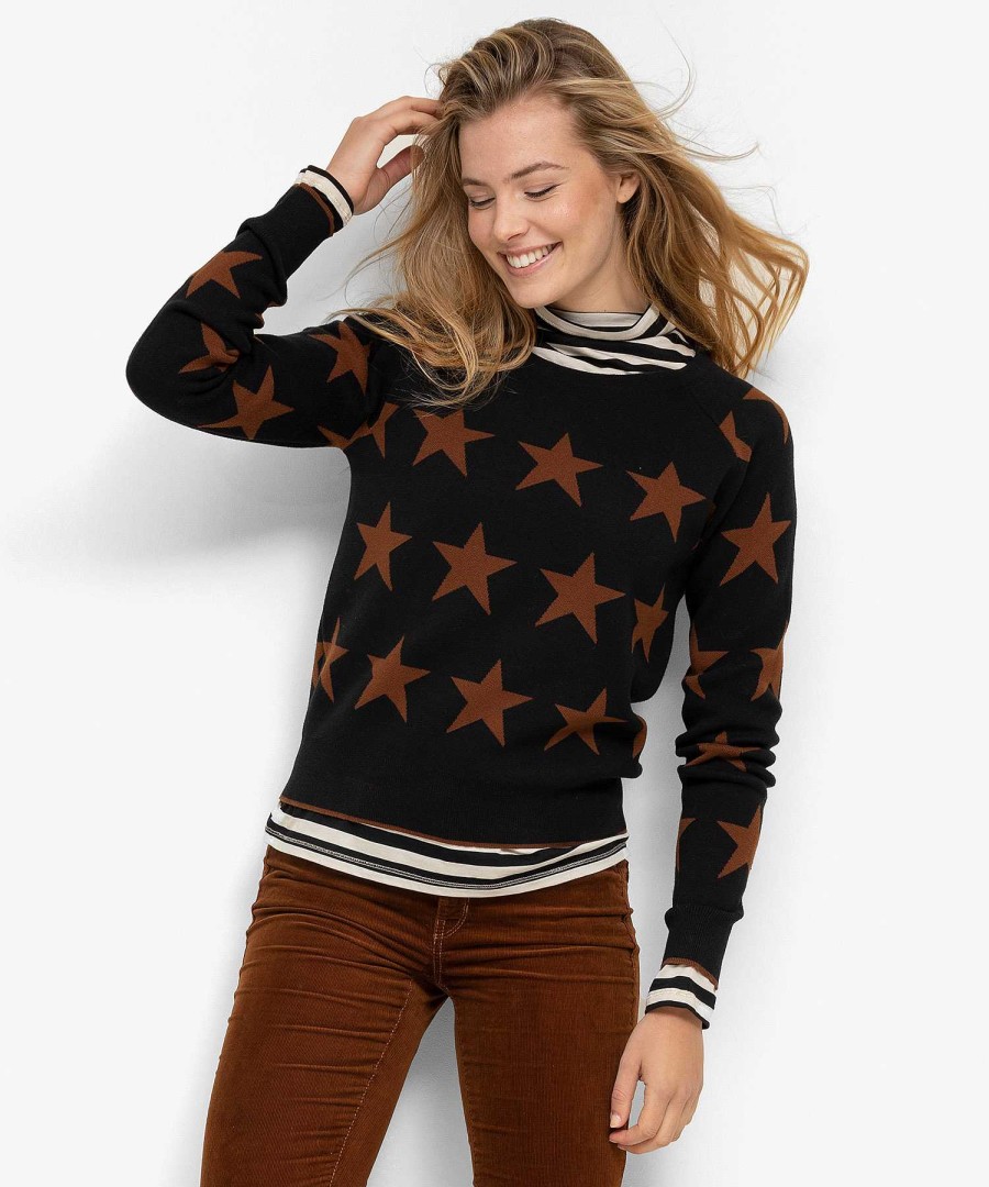 GIULIA E TU Giulia E Tu Sweater With Stars New