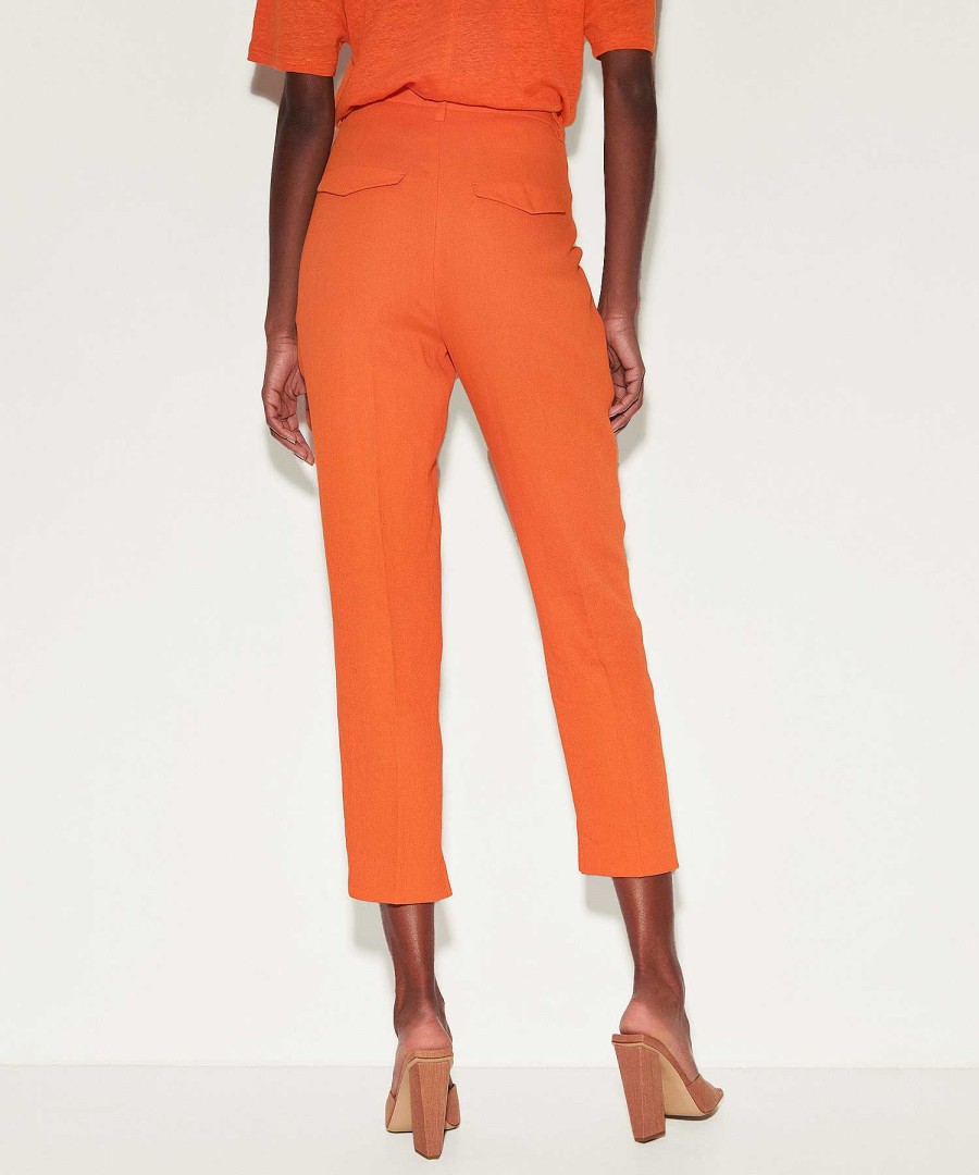 Luisa Cerano Luisa Cerano Linen Mix Trousers Hot