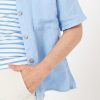 BEONE (FSA) Beone Linen Blouse Short Sleeve Hot