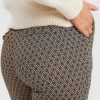 Giulia e Tu Giulia E Tu Flared Trousers Jacquard New