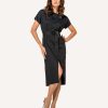 Caroline Biss Caroline Biss Poplin Dress Wrap Buckle Wholesale