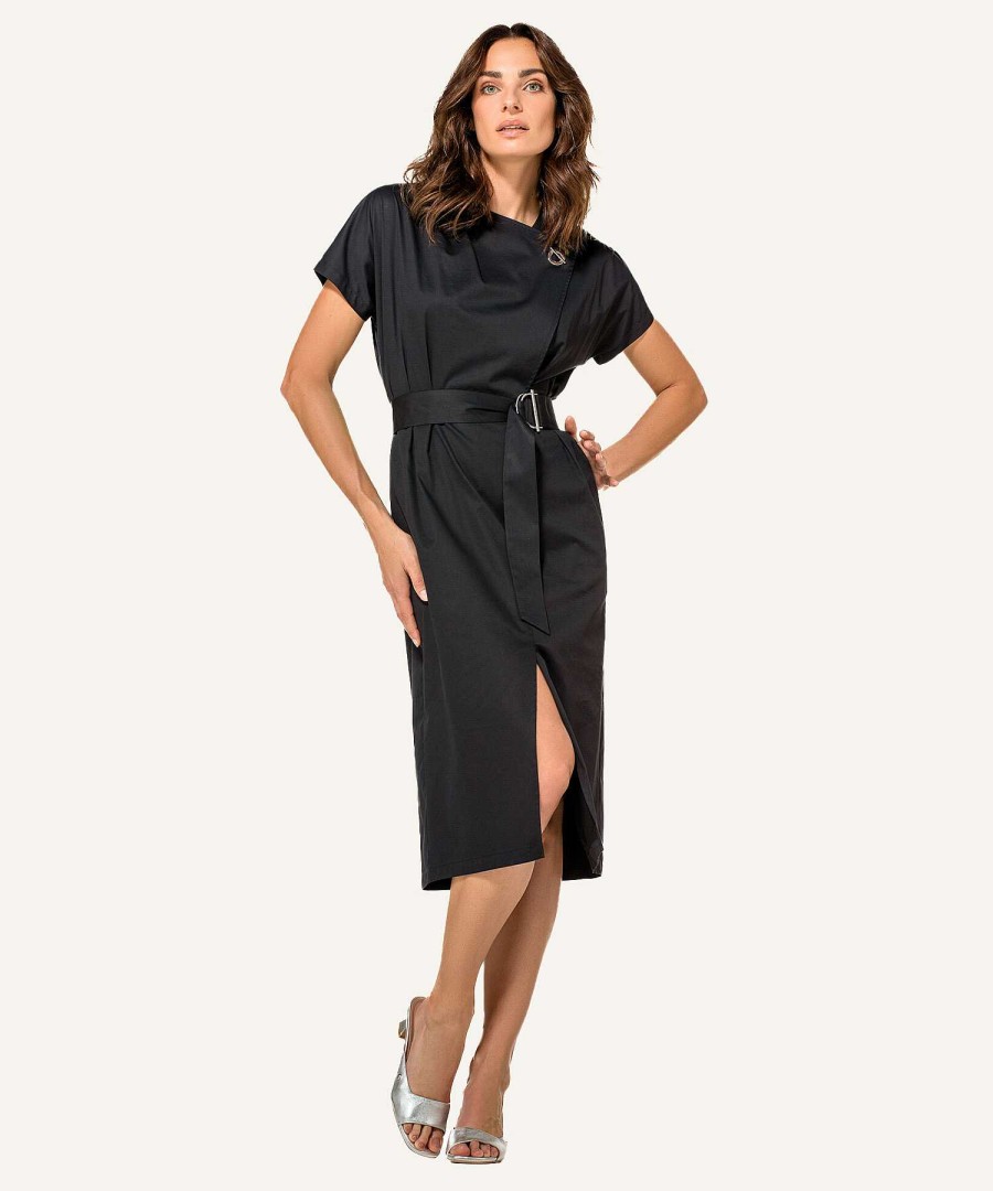 Caroline Biss Caroline Biss Poplin Dress Wrap Buckle Wholesale