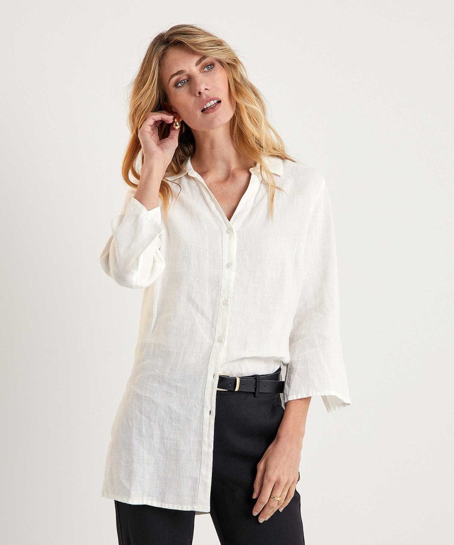 KYRA Kyra Linen Tunic Blouse Liza Online