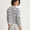 BEONE Beone Blouse Cardigan Puntaknit Breton Stripe Best