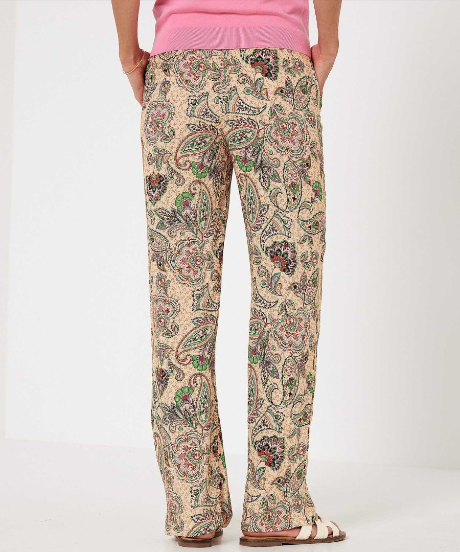 GIULIA E TU Giulia E Tu Palazzo Pants Paisley Flower Hot