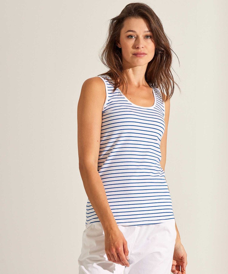 OUI Oui Singlet With Stripe Hot