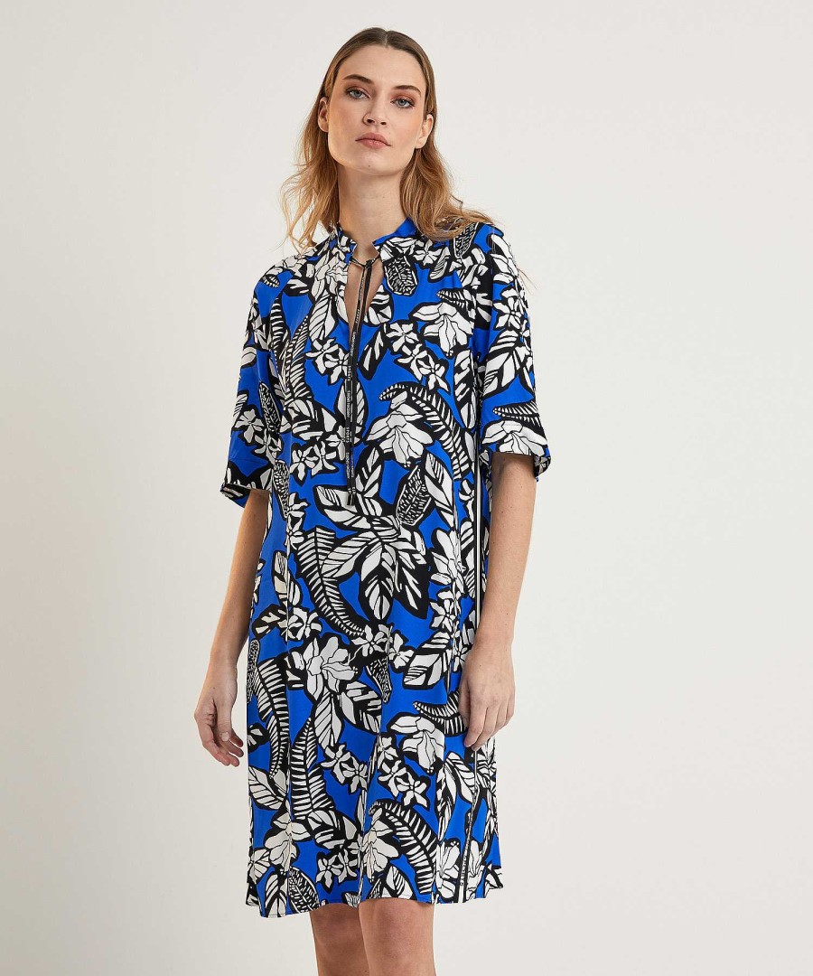 Marc Cain Sports Marc Cain Sports Dress Leaf Print Best