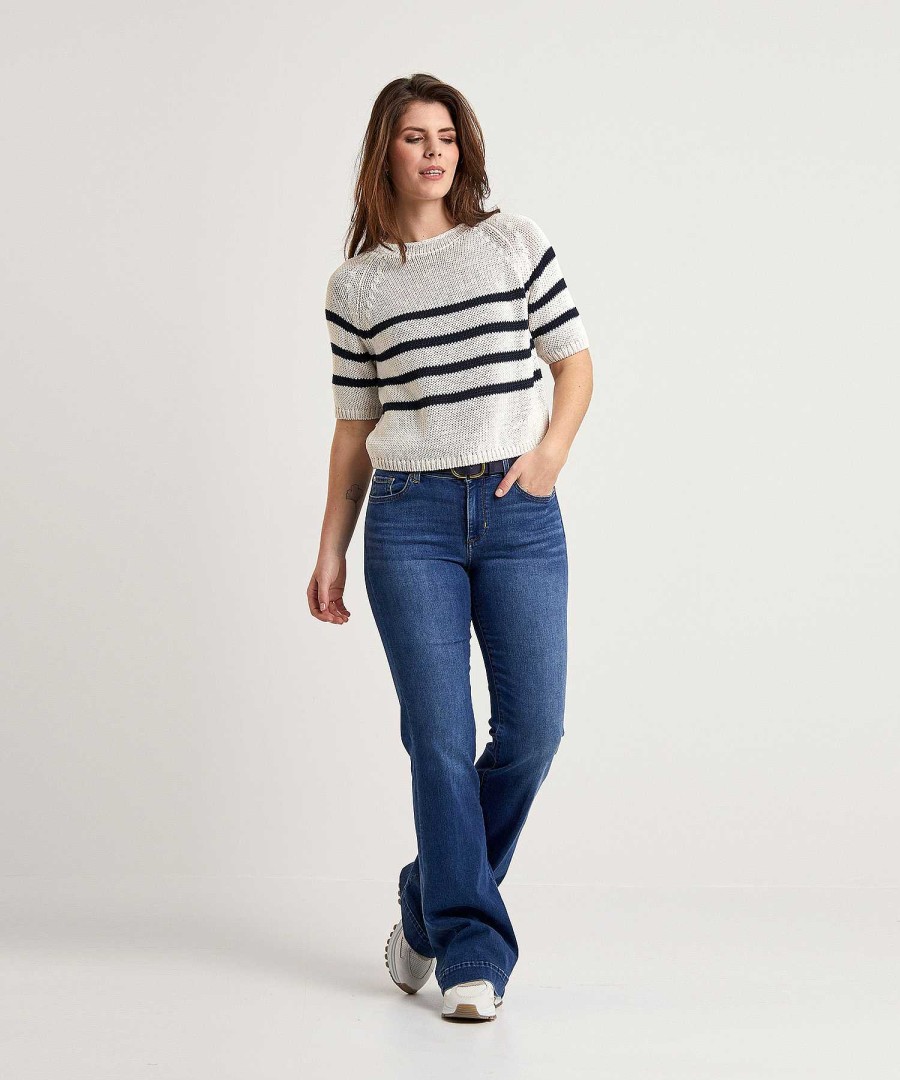 Luisa Cerano Luisa Cerano Sweater Short Sleeve And Stripes Online