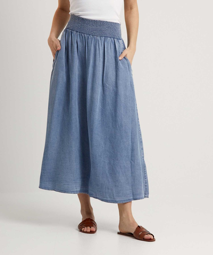 Moscow Moscow Soft Denim Skirt Pip New