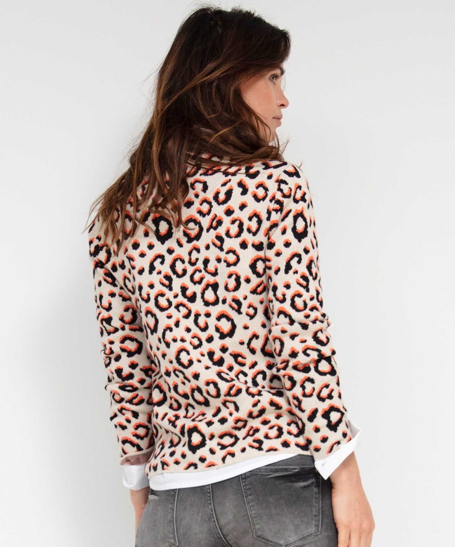 BEONE Beone Jacquard Sweater Animal Online