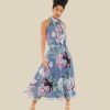 Swing Swing Halter Dress Floral Print New