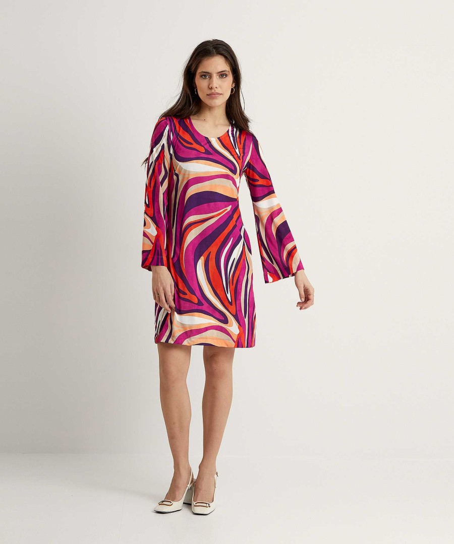 Ana Alcazar Ana Alcazar Slinky Dress Fancy Print Online