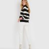 KYRA Kyra Striped Turtleneck Kalista New