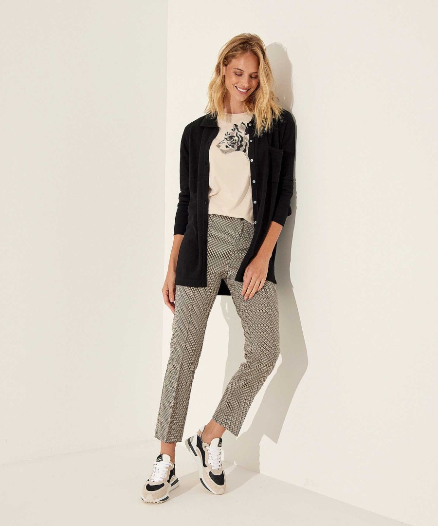 Rosner Rosner Jacquard Trousers Alisa Clearance