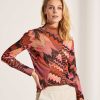 Marc Cain Sports Marc Cain Sports Soft Mesh Top Mountain Print Clearance