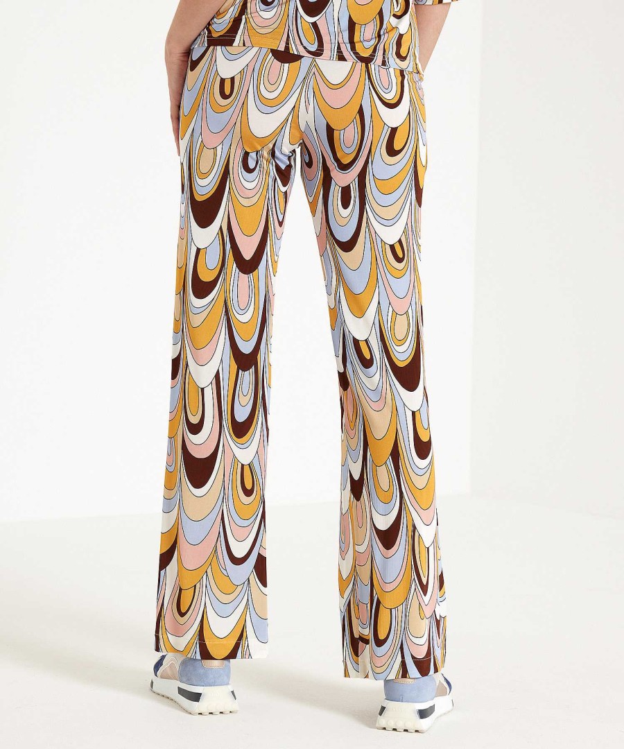 Ana Alcazar Ana Alcazar Slinky Palazzo Pants Retro Print Best