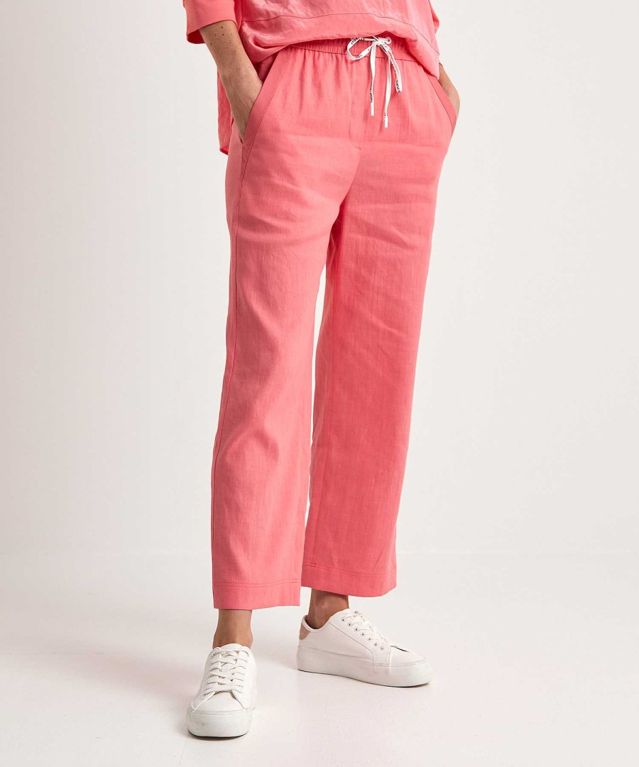 Marc Cain Sports Marc Cain Sports Cropped Pants Linen Mix Wusu Hot