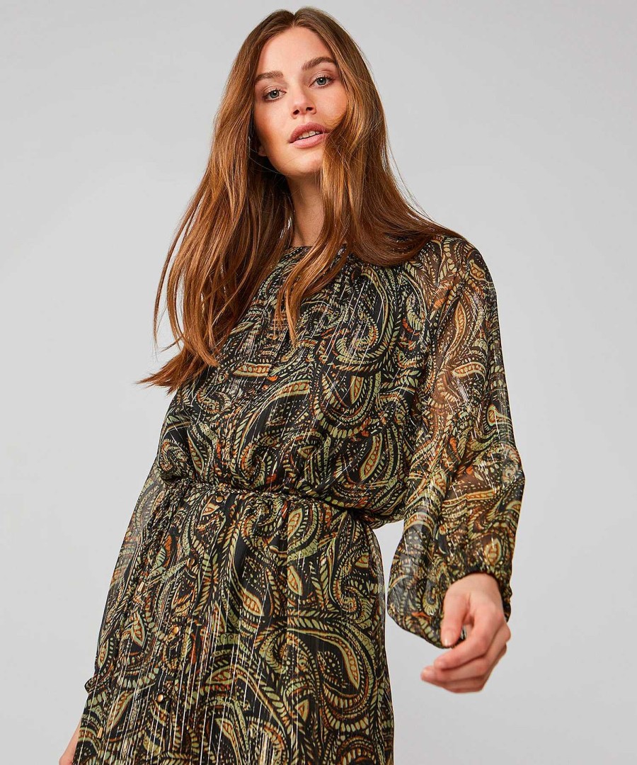 Summum Summum Midi Dress Swirl Wholesale