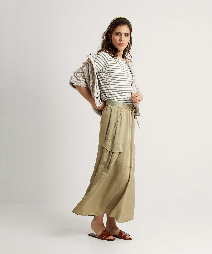 Summum Summum Silky Cargo Skirt Online