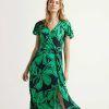 Joseph Ribkoff Joseph Ribkoff Wrap Dress Bow Detail Floral Print Wholesale