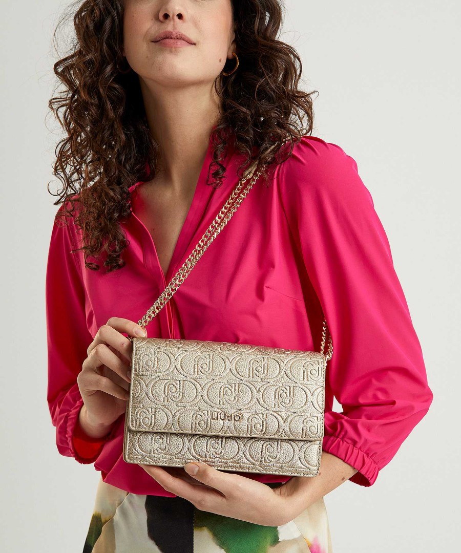 LIU JO Liu Jo Gold-Colored Crossbody Bag Clearance