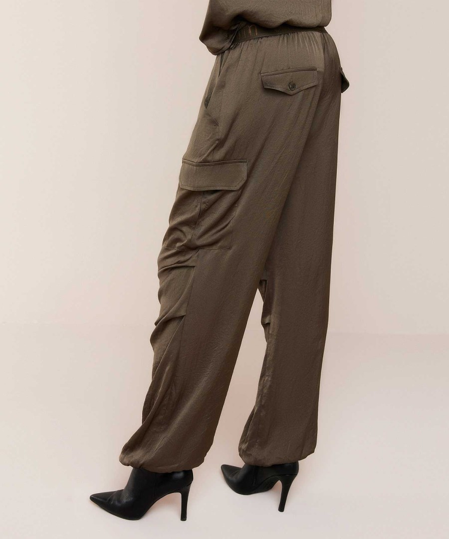 Summum Summum Silky Cargo Pants Wholesale