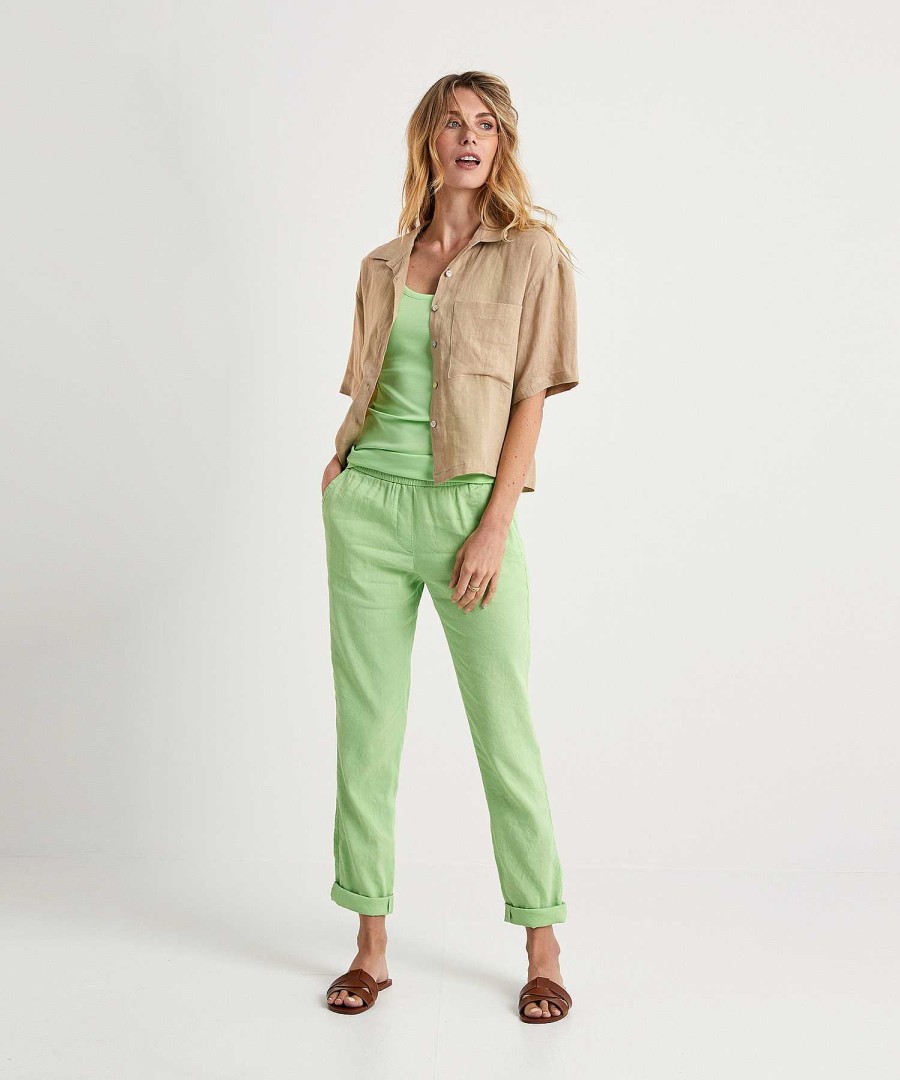 By-Bar By-Bar Linen Blouse Cris Clearance