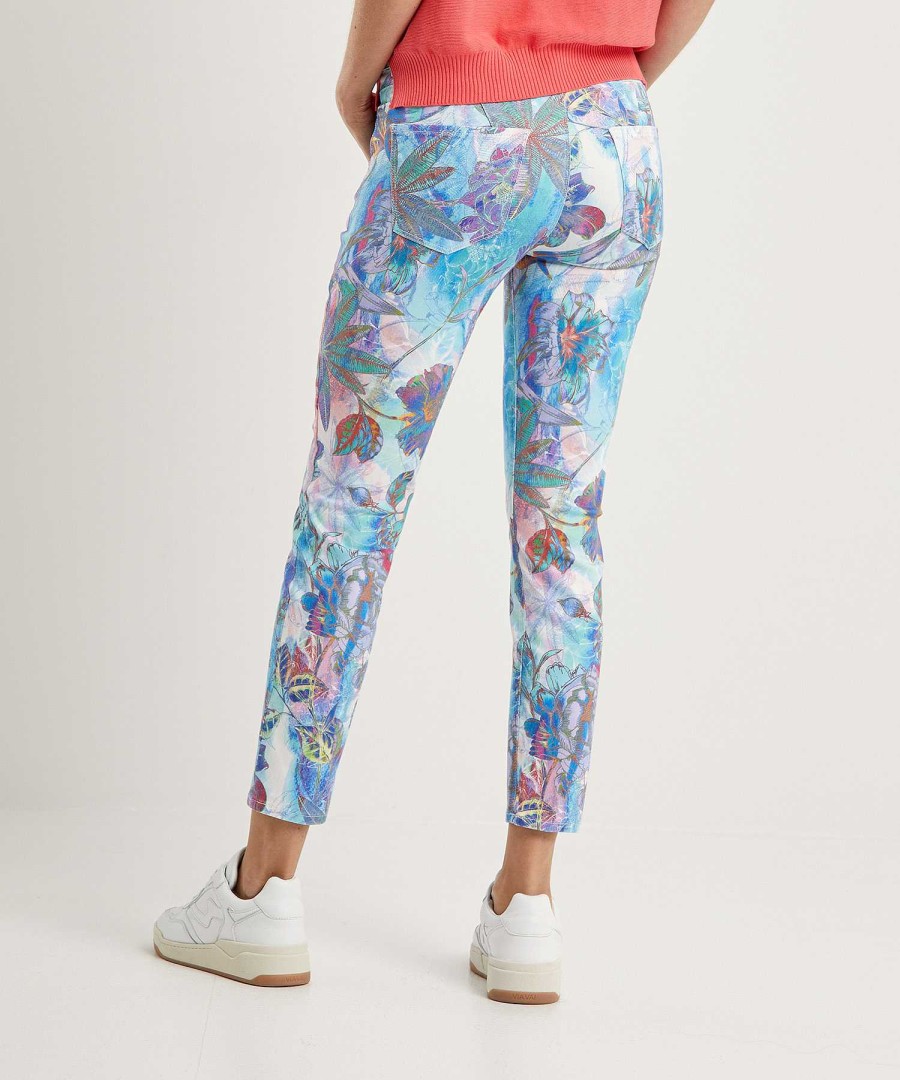 Brax Brax Skinny Jeans Flower Print Ana Best