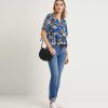 Marc Cain Sports Marc Cain Sports Blouse Leaf Print New