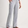 Brax Brax Wide Leg Linen Trousers Farina Hot