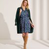 KYRA Kyra Dress Transparent Stripe Pattern Clearance