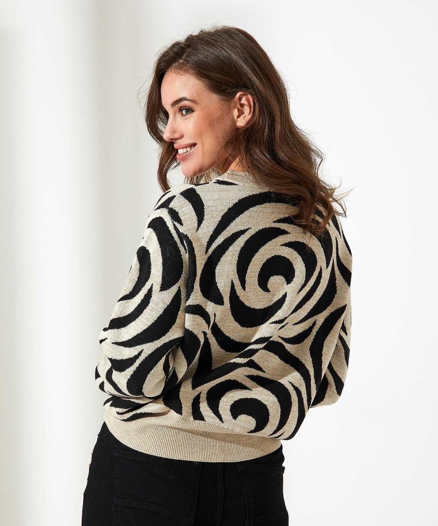 Summum Summum Lurex Swirl Sweater Clearance