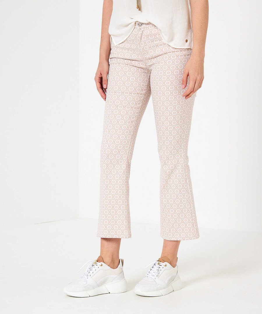 Brax Brax Kick Flare Pants Graphic Jacquard Shakira Online