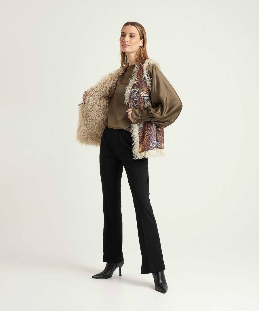 Summum Summum Gilet Fluffy Fun Fur Reversible Hot