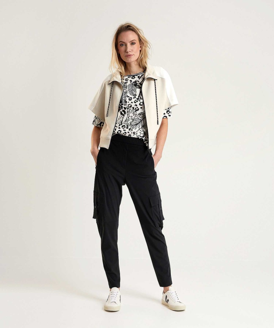 Marc Cain Sports Marc Cain Sports Shirt Rib Jersey Jungle Print Online