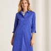 GIULIA E TU Giulia E Tu Poplin Shirt Dress New