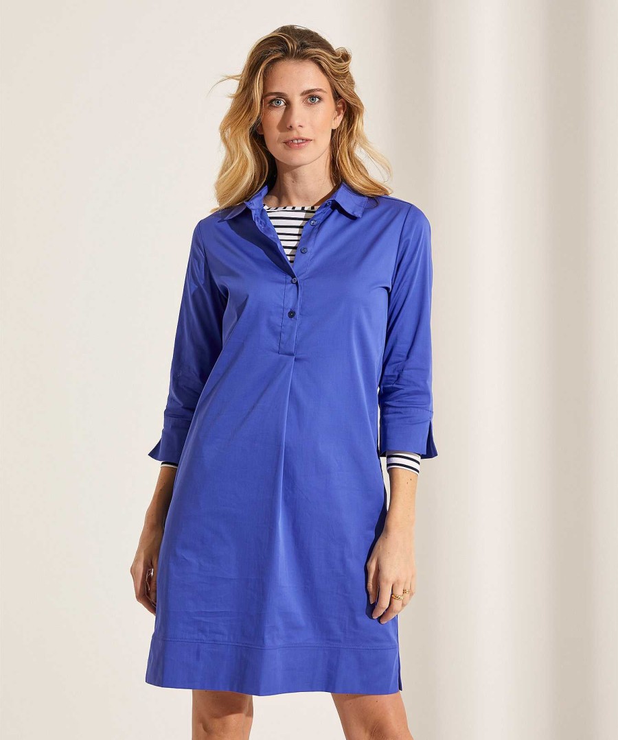 GIULIA E TU Giulia E Tu Poplin Shirt Dress New