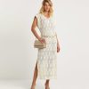 Caroline Biss Caroline Biss Crochet Dress With Belt Wholesale