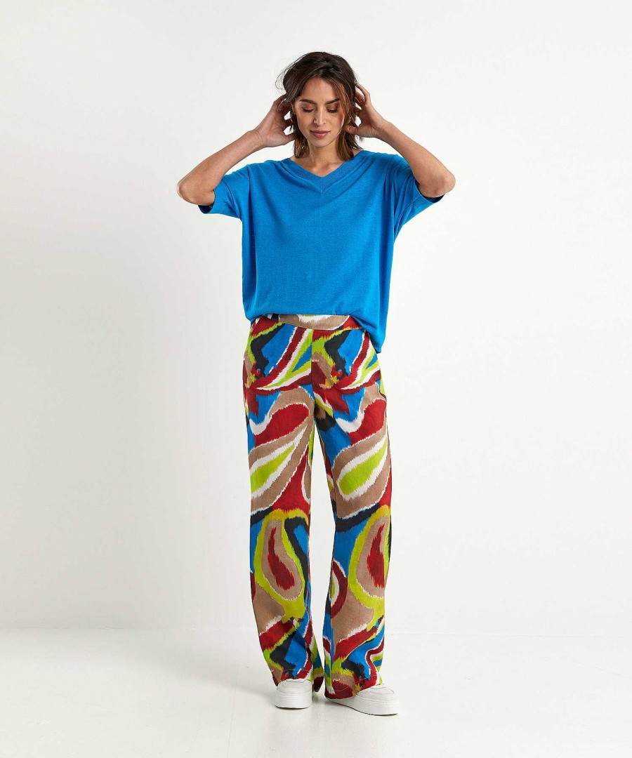 KYRA Kyra Pants Multicolor Eveline Wholesale