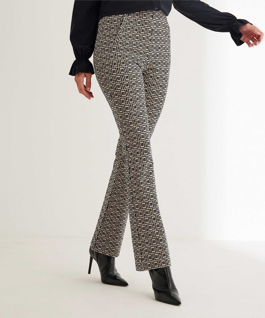 No Man's Land No Man'S Land Trousers Jacquard Graphic Wholesale