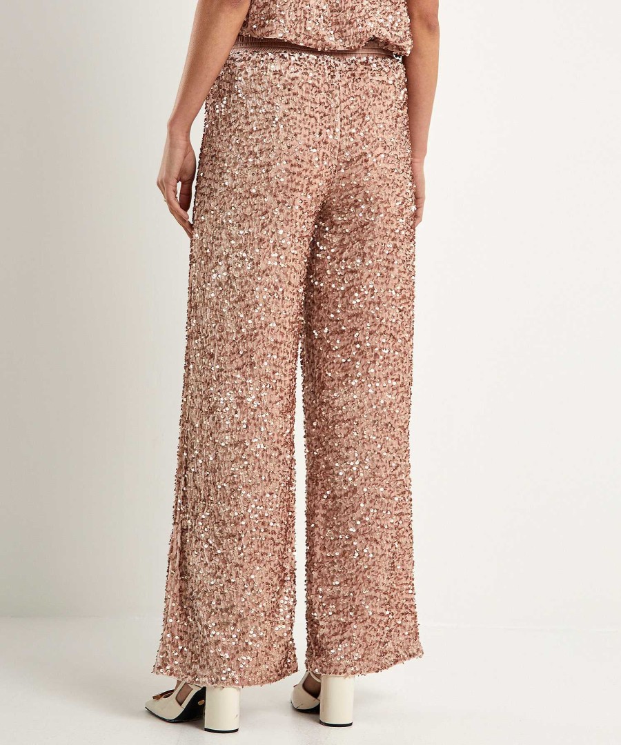 Summum Summum Wide Leg Pants Sequins Best