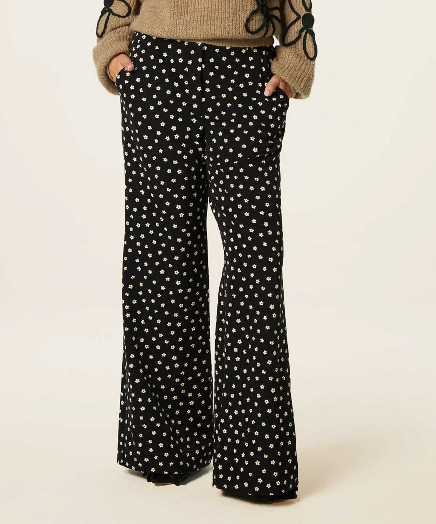 Fabienne Chapot Fabienne Chapot Wide Leg Pants Floral Print Puck Wholesale