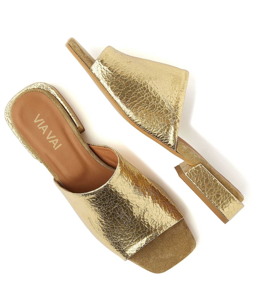 VIA VAI Via Vai Metallic Slipper Gigi Luna Online